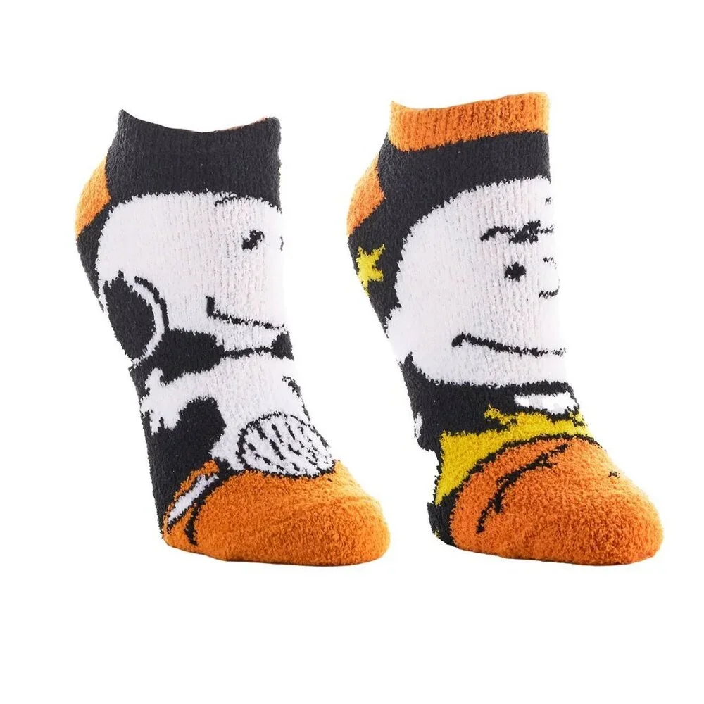 Peanuts Halloween 2 Pair Adult Ankle Sock Set